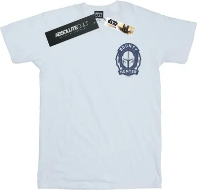 Produktbild von Star Wars - "The Mandalorian Bounty Hunter" T-Shirt für Herren BI47070 (XL) (Weiß)