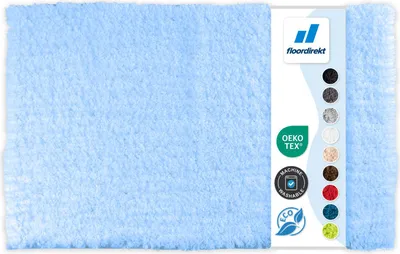 Immagine prodotto di Tappeto da bagno Sky antiscivolo e ad asciugatura rapida azzurro 80x150 cm