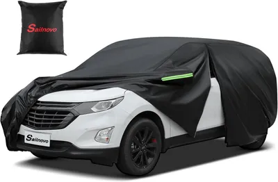 Obrázok produktu pre Nepremokavá autoplachta Sailnovo, 7 vrstiev, pre kupé, vonkajšie použitie, ochrana proti UV žiareniu, univerzálna veľkosť pre všetky ročné obdobia, s zipsom, vhodná pre modely Toyota Highlander, Land Cruiser, Honda Pilot (SUV, 485*190*150 cm)