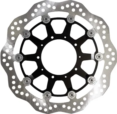 Produktbild von Bremsbelag vorne für Honda VFR 800, Baujahre 2014-2020 (310x94x4,5 mm), Wellenfräsung, Aluminiumkern