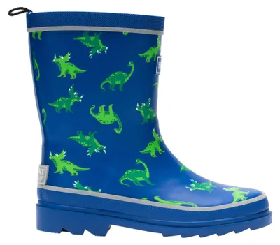 Produktbild von Regatta - "Mudplay III" Dinosaurier Gummistiefel für Kinder RG13183 (30 EU) (Blau Grün)