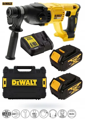 Produktbild von Akku-Schlagbohrhammer Dewalt Dch133m2 18V SDS-Plus 3-Funktion 125Mm DCH133P2