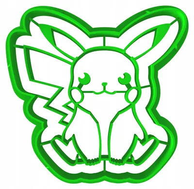 Obrázek produktu pro Formička na vykrajování sušenek s motivem Monstra na sušenky, Pikachua a Pokémonů