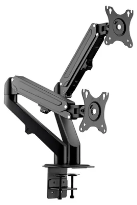 Produktbild von Wiltec Doppel Monitorhalterung mit Gasdruckfeder für zwei Monitore 17-27 Zoll Tischhalterung VESA