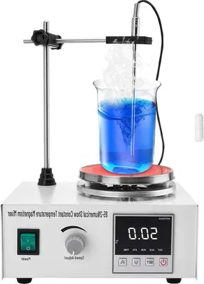 Produktbild von Digitale Laboratoriumroerder mit magnetischer Rührstange - hoher Präzision - 2400 Umdrehungen - 1 Liter - Temperatuursensor