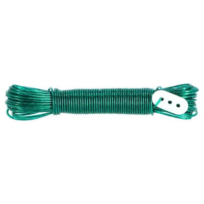 Image de Corde à Linge 20m Avec Tendeur Séchage Extérieur Et Intérieur Optimal - Pvm