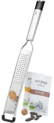 Zdjęcie produktu dla GEFU PRIMELINE drobna i gruba tarka z gałką muszkatołową SPICEBAR