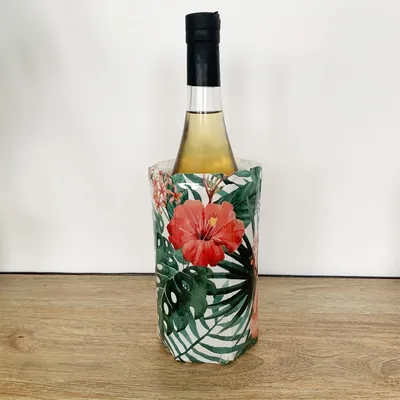 Image de Rafraîchisseur de bouteilles réutilisable motifs botanique