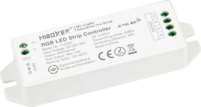 Produktbild von MiBoxer Empfänger Controller Steuerung Dimmer 2.4G 12/24V max. 12A | FUT037M | RGB