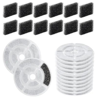 Produktbild von Solidchoice – Set mit 12 Aktivkohlefilter für Tierwasserbrunnen