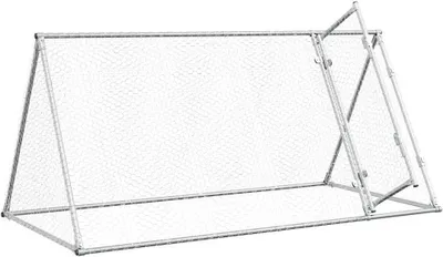 Obrázek produktu pro Klec pro kuřata stříbrná 200x105x91 cm Pozinkovaná ocel