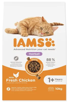 Immagine prodotto di IAMS Cat Adult Hairball Chicken 10 kg