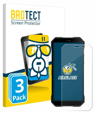 Produktbild von 3x BROTECT Schutzglas für Doogee S61 Pro Schutzfolie Panzer Folie Glas Display Schutz klar