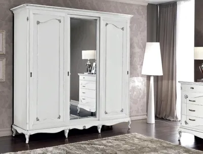 Produktbild von Kleiderschrank xxl Schlafzimmer Schränke Design Holzschrank Italienische Möbel