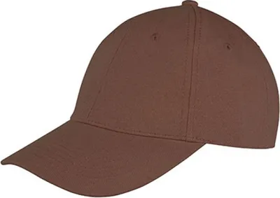 Produktbild von Result Headwear RC081X | Memphis 6-Panel Cap / Kappe / Mütze / Hut - Farbe: Chocolate Brown - Größe: One Size