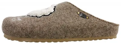 Image de Jane Klain : Chaussons d'intérieur, couleur beige, style décontracté