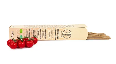Obrázek produktu pro Špagety, semolinové, celozrnné 250 g
