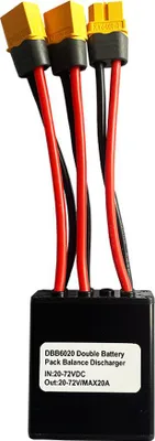 Zdjęcie produktu dla 20V?72V 20A Podwójne złącze akumulatora Rower elektryczny Podwójny konwerter rozładowania akumulatora