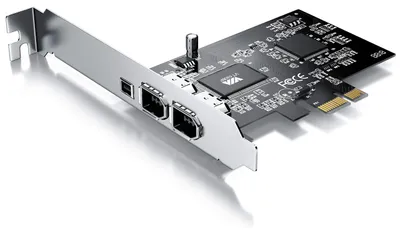 Produktbild von CSL PCI Firewire Karte Erweiterungskarte PCI-E 3 Anschlüsse 1394a Controller-Karte 2 x 6 Pin und 1 x 4 Pin für Desktop-PC