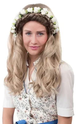 Produktbild von Blumen Haarkranz Hochzeit Kopfkranz