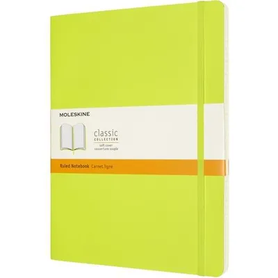 Image de MOLESKINE Carnet de notes Classic Collection couverture souple environ DIN A4 ligné, vert clair couverture souple 192 pages