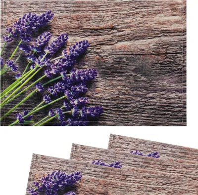Immagine prodotto di Tovagliette tessili CLOTH lavanda tavole di legno set di 4 45x30 cm