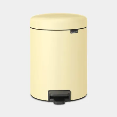 Zdjęcie produktu dla BRABANTIA atkritumu tvertne ar pedāli NewIcon, 5L, Mellow Jellow