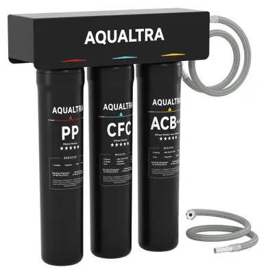3-stufiger 15-Zoll Wasserfilter für unter die Spüle