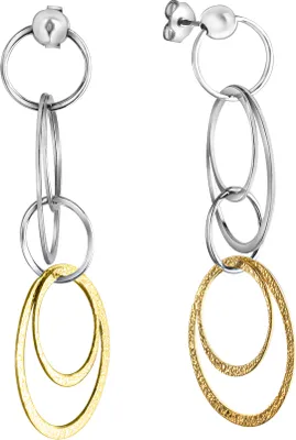 Produktbild von Celesta Silber Ohrringe 925/- Sterling Silber 6,0cm Silbergrau ohne 213220061-1