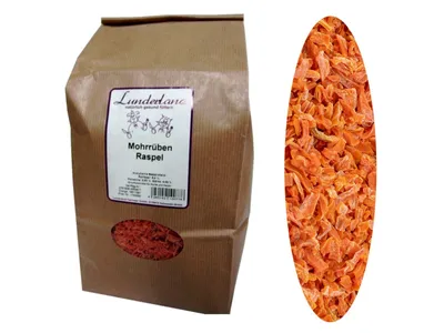 Produktbild von Lunderland rüben Raspel 1kg Einzelfuttermittel für Hunde und Katzen