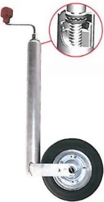 Image de Roue jockey AL-KO Plus Pneu en caoutchouc plein Ø48 mm 200 x 50 mm 150 kg