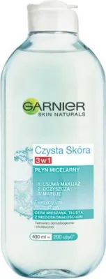 Obrázek produktu pro Garnier Czysta Skóra 3w1 Płyn Micelarny, 400 ml