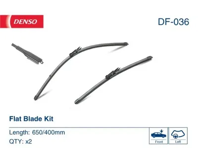 Produktbild von DENSO Flat Scheibenwischer Vorne für OPEL Corsa D Schrägheck (S07) Rahmenlos