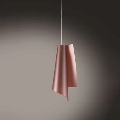 Zdjęcie produktu dla Nowoczesna lampa wisząca 1 Vela w kolorze miedzianym Polilux H70 Wyprodukowano we Włoszech