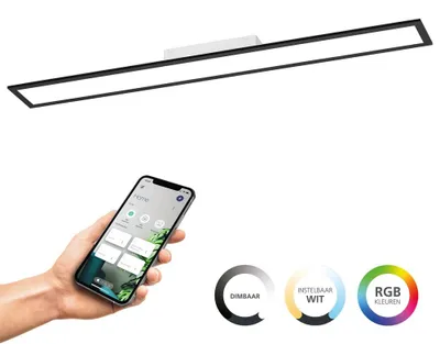 Obrázok produktu pre EGLO Moradillo-Z, 1 žiaroviek, LED, 3300 lm, IP20, Čierna, Biela