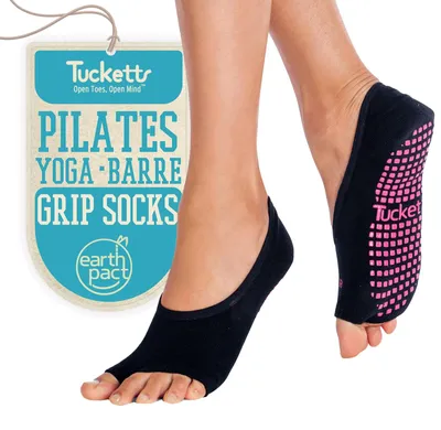 Zdjęcie produktu dla Skarpety do jogi i pilatesu marki Tucketts, skarpety do jogi dla kobiet - antypoślizgowe skarpety