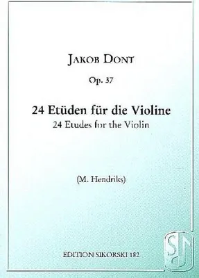 Produktbild von 24 Etüden op.37für Violine