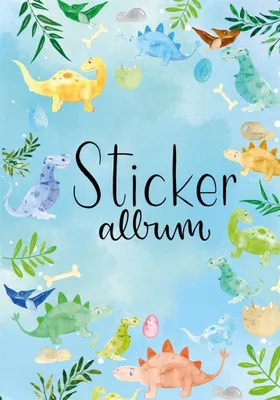 Produktbild von Sticker-Album - Dinosaurier