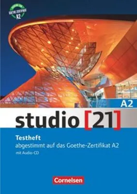 Obrázek produktu pro studio [21] Grundstufe A2: Gesamtband. Testheft mit Audio-CD