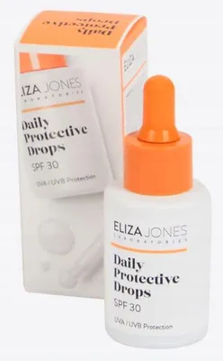 Imagen del producto de Sérum base para maquillaje y crema con SPF 30, Eliza Jones, protección UVA y UVB