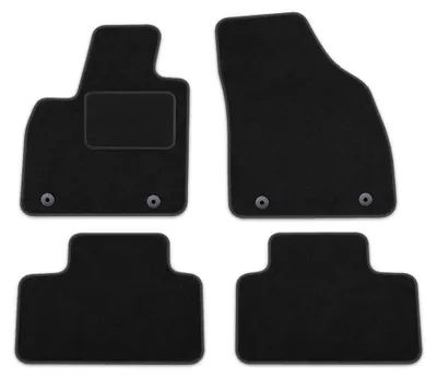 Image de Tapis De Sol Noir Velours Pour MG ZS Dpeuis 2025 4pcs