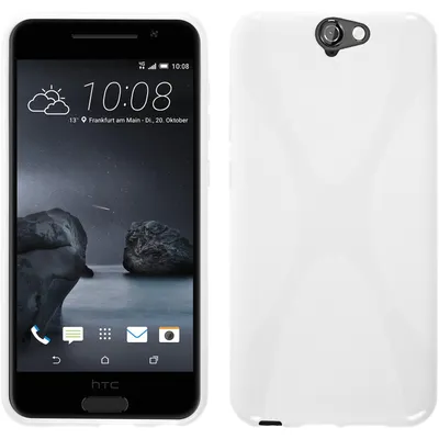 Produktbild von PhoneNatic Case kompatibel mit HTC One A9 - weiß Silikon Hülle X-Style + 2 Schutzfolien