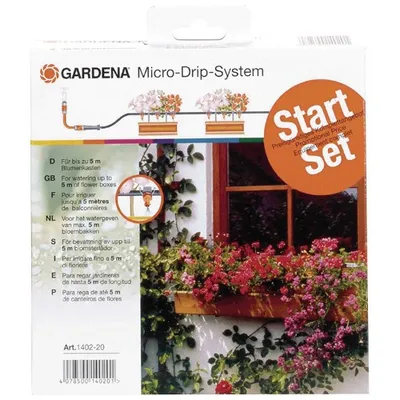 Produktbild von Gardena Micro Drip Starter Set for Flower Boxes, Mehrfarbig