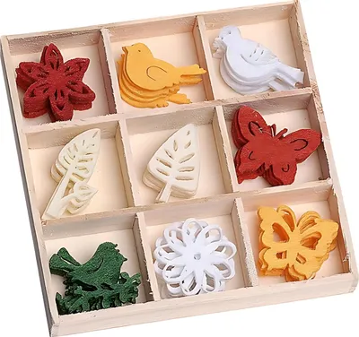 Produktbild von KNORR PRANDELL 218001215 Filzornamentbox Floral 22 cm Filz