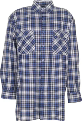 Produktbild von Größe 41/42 Herren Planam Hemden Flanellhemd 2001 blau Modell 0450