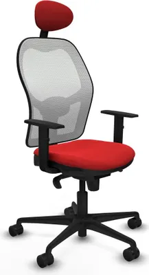 Produktbild von Bürostuhl mit Kopfstütze Jorquera Piqueras y Crespo 1D036N1 Rot
