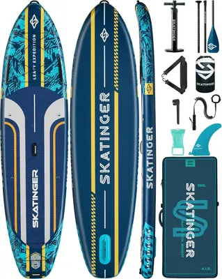 Immagine prodotto di Skatinger SUP prkno SKATINGER Leafy Expedition Blue 350x89x15 cm (11'6'')