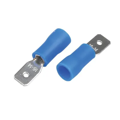 Produktbild von Kfz Flachsteckzungen 4,8mm blau