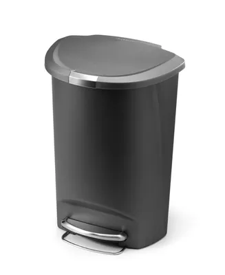 Obrázek produktu pro simplehuman CW1357, 50 l, Kulatý, Plast, Šedá, Pedál, 480 mm