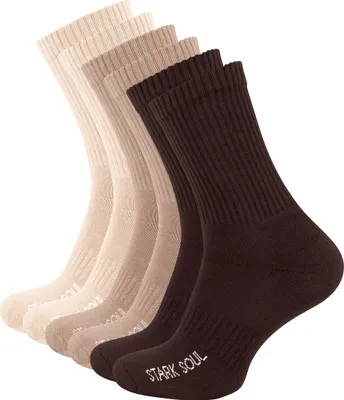 Produktbild von Stark Soul® Sportsocken 6 Paar, mit FROTTEESOHLE 39-42 braun/hellbraun/beige